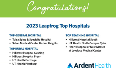 Congratulations 2023 Leapfrog Top Hospitals